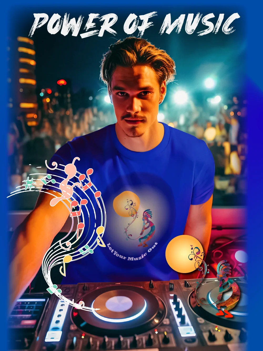 Wellness Shirt Unisex - Wellness Quotes - Let Your Music Out product image (1)