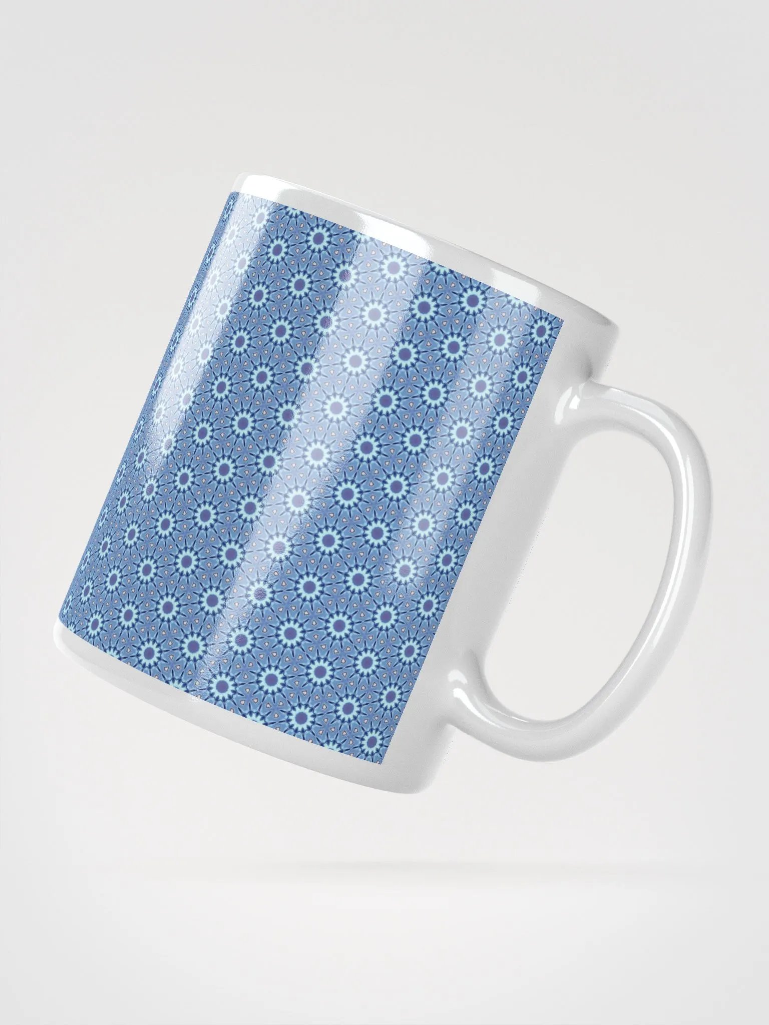Seamless Floral Pattern Ceramic Mug product image (3)