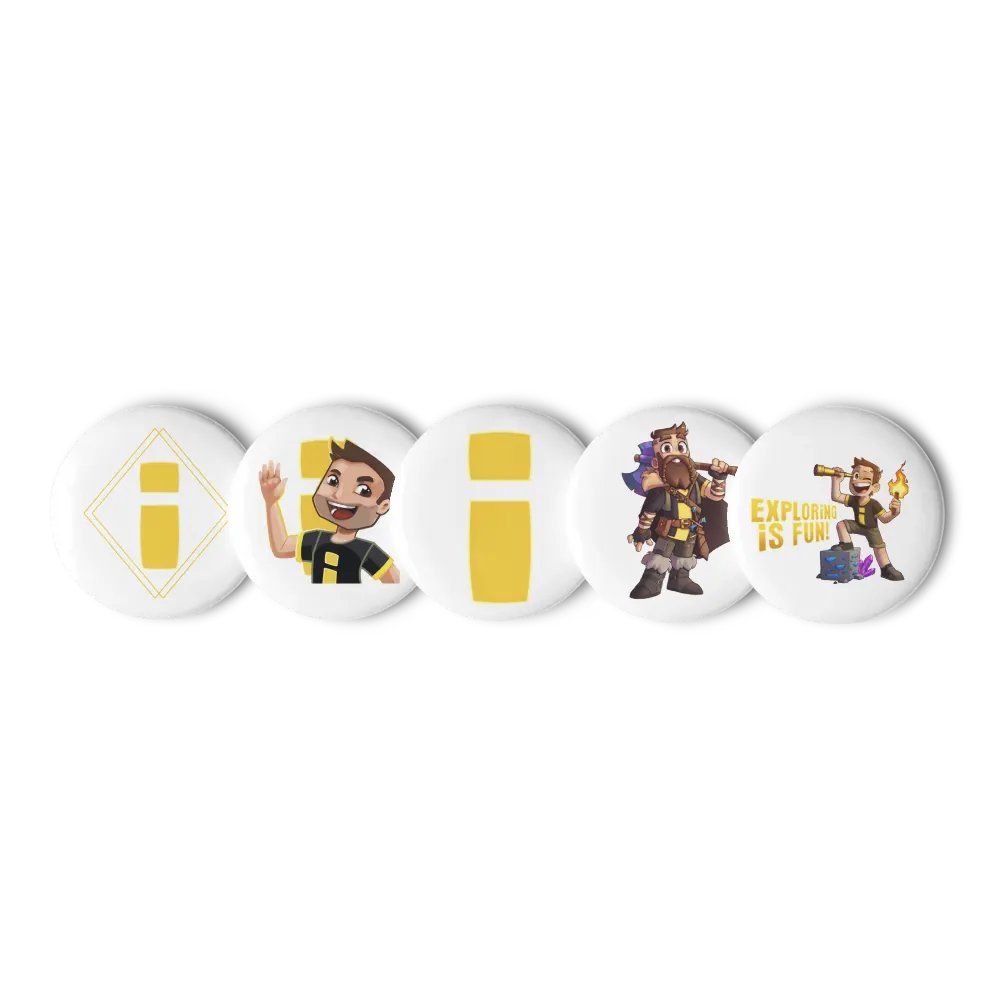 Set of 5 impulseSV Pin Buttons product image (3)