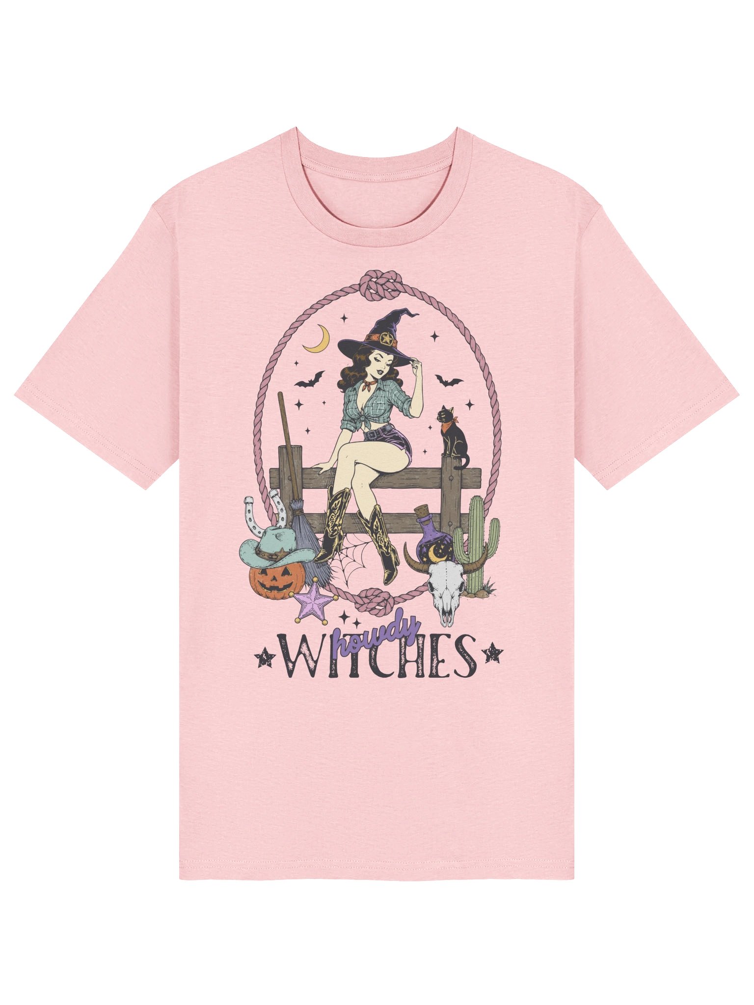 Howdy Witches Halloween Witch T-Shirt product image (1)