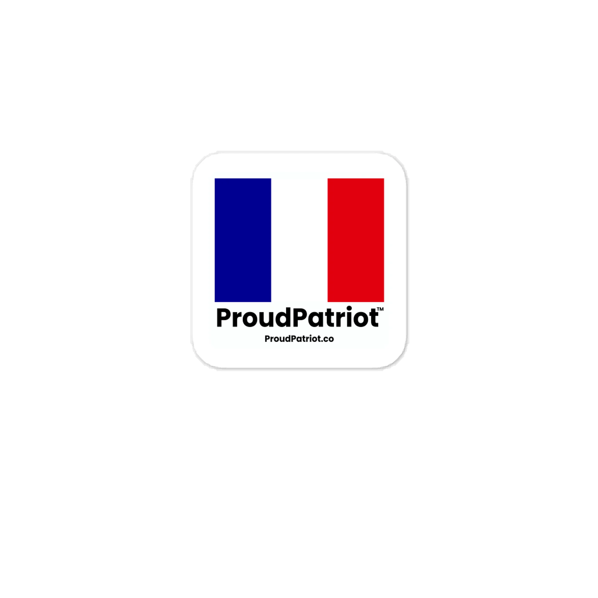 France Flag Vinyl Sticker product image (1)