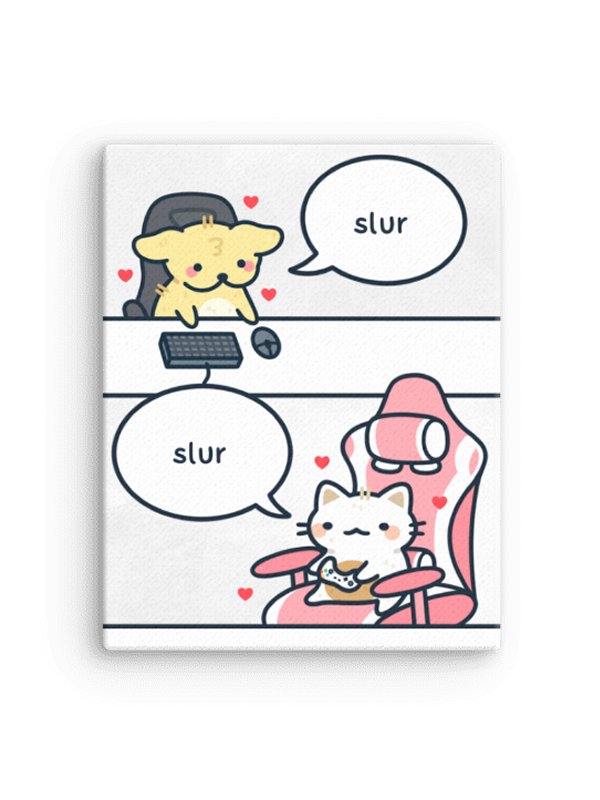 Gamer Love Canvas Print product image (1)