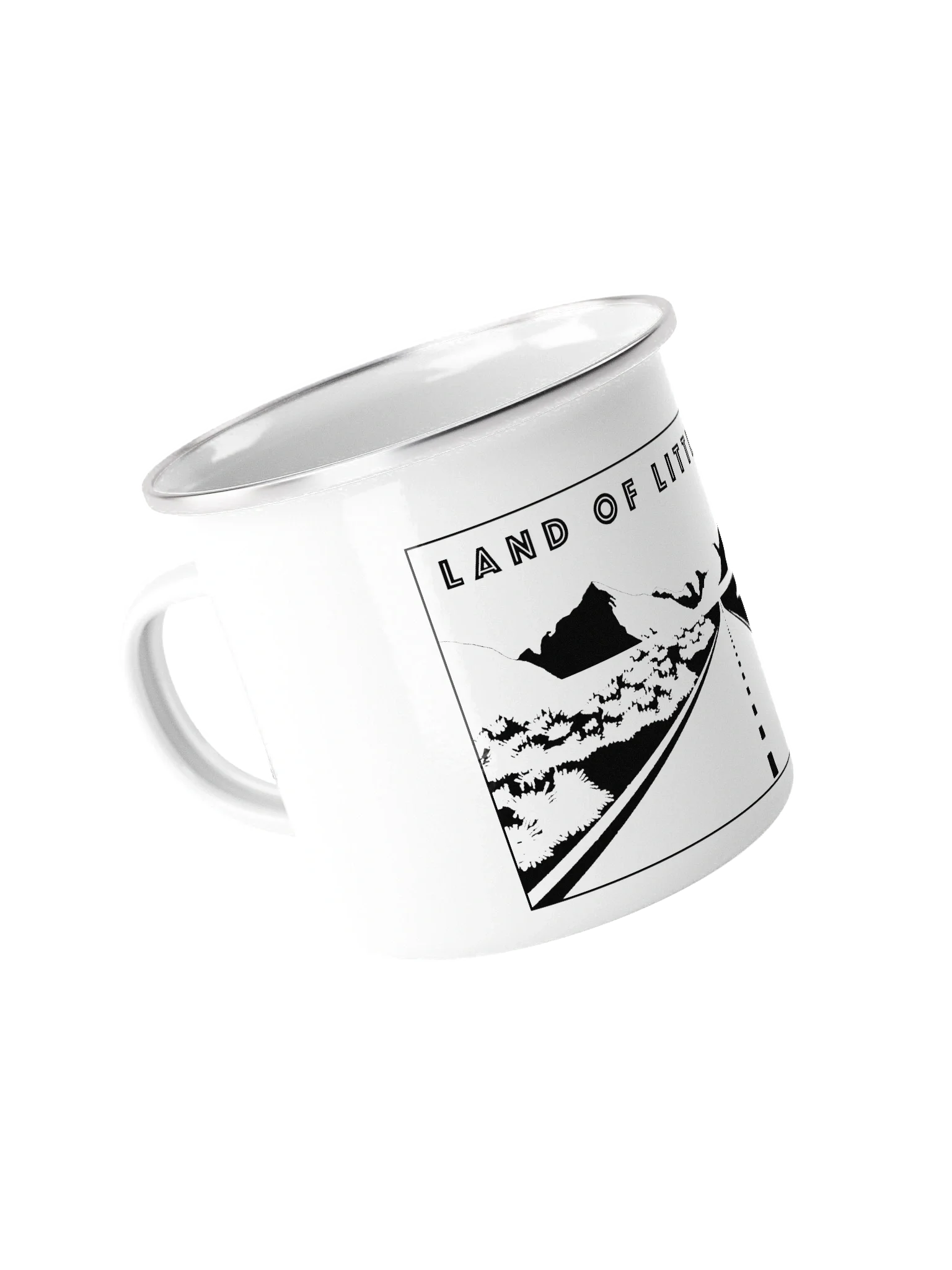 Land of Little Rain Enamel Mug
