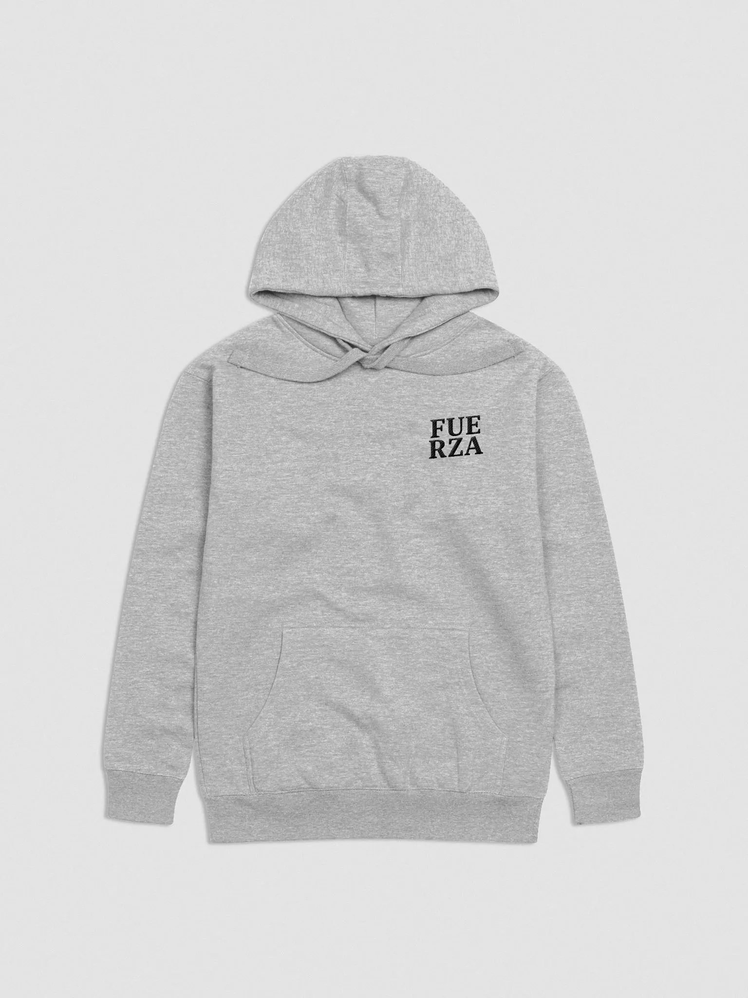 Black Embroidered Stacked Logo Hoodie product image (1)