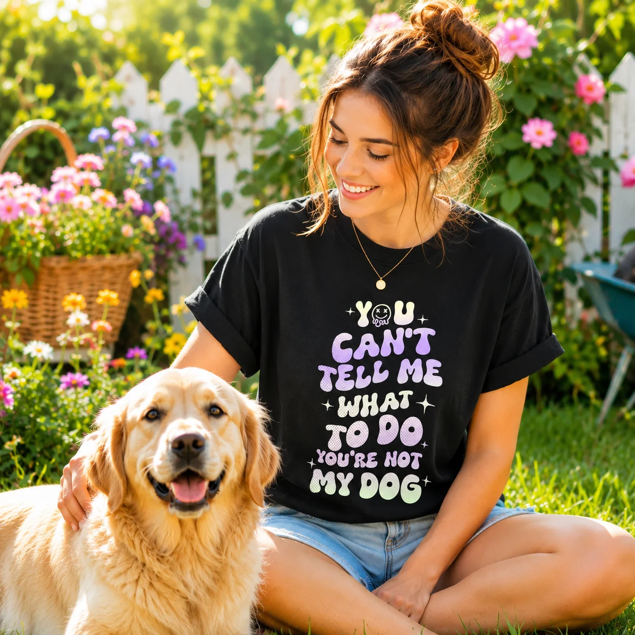 You Can't Tell Me What To Do You're Not My Dog T-Shirt product image (2)