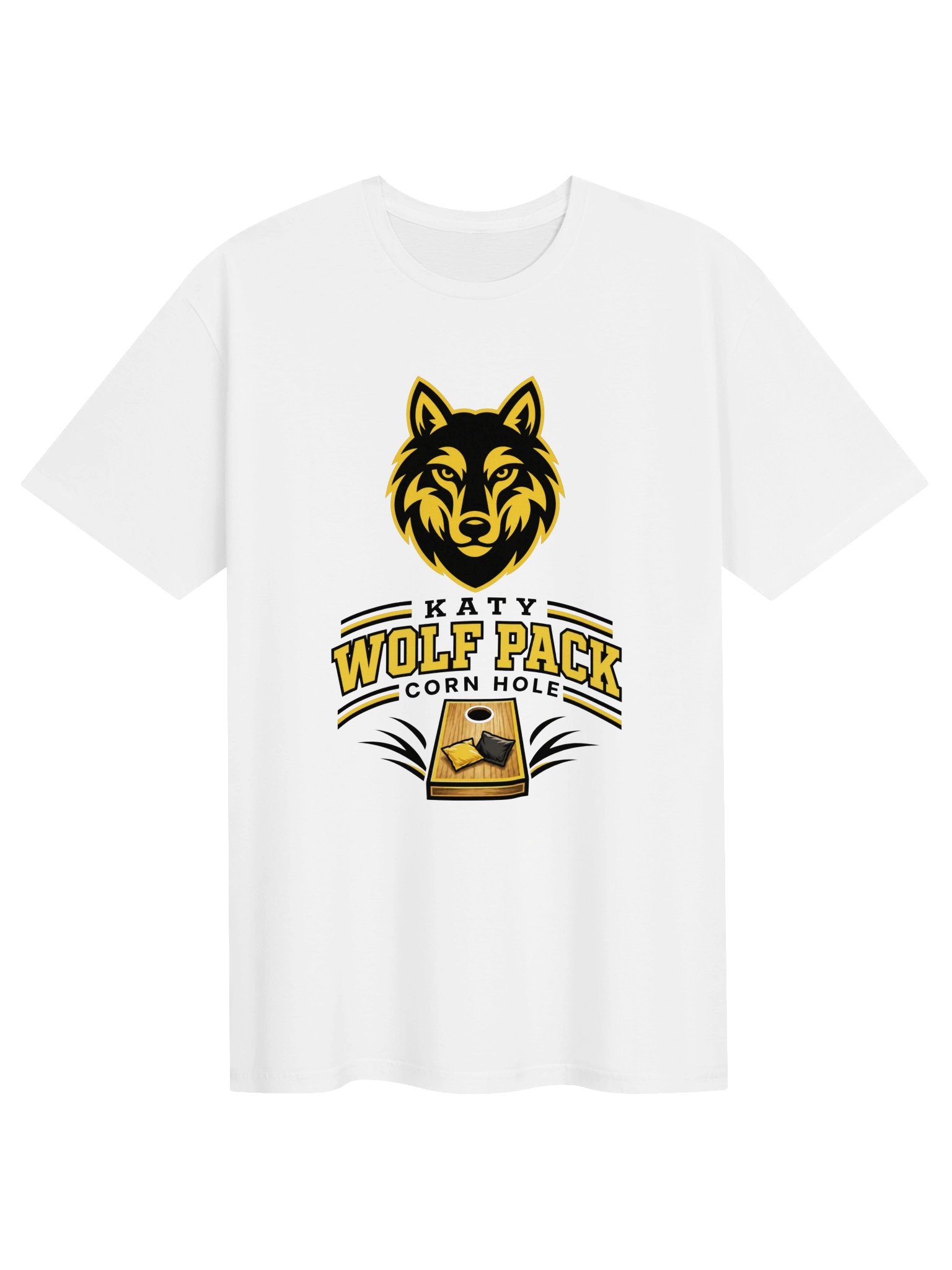 Katy Wolf Pack Cornhole Tee product image (1)