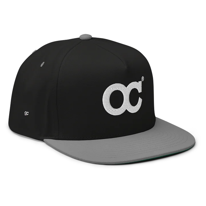 OC Core Flat Snapback Cap (White Logo) product image (7)