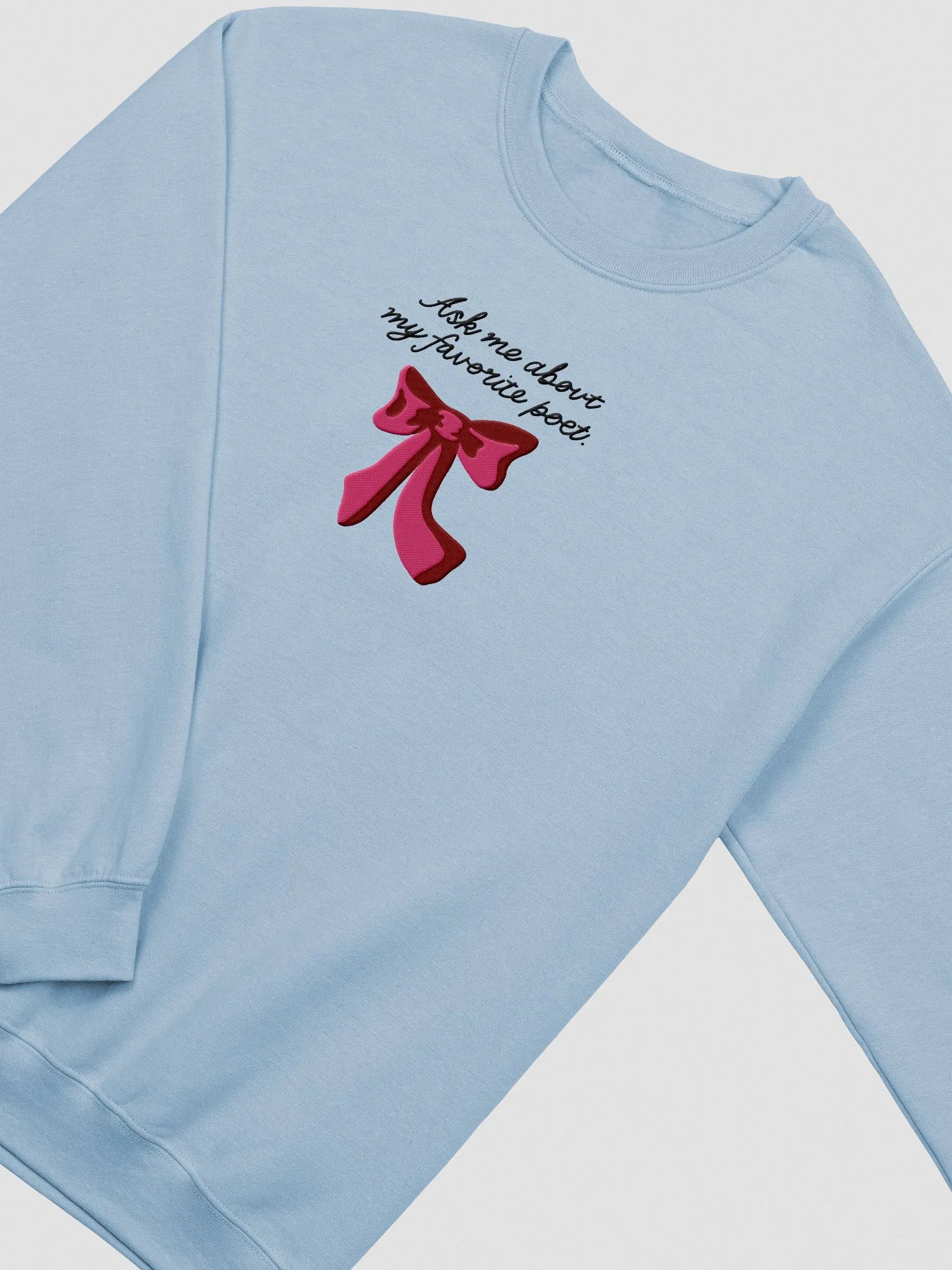 Ask Me Embroidered Sweatshirt product image (3)