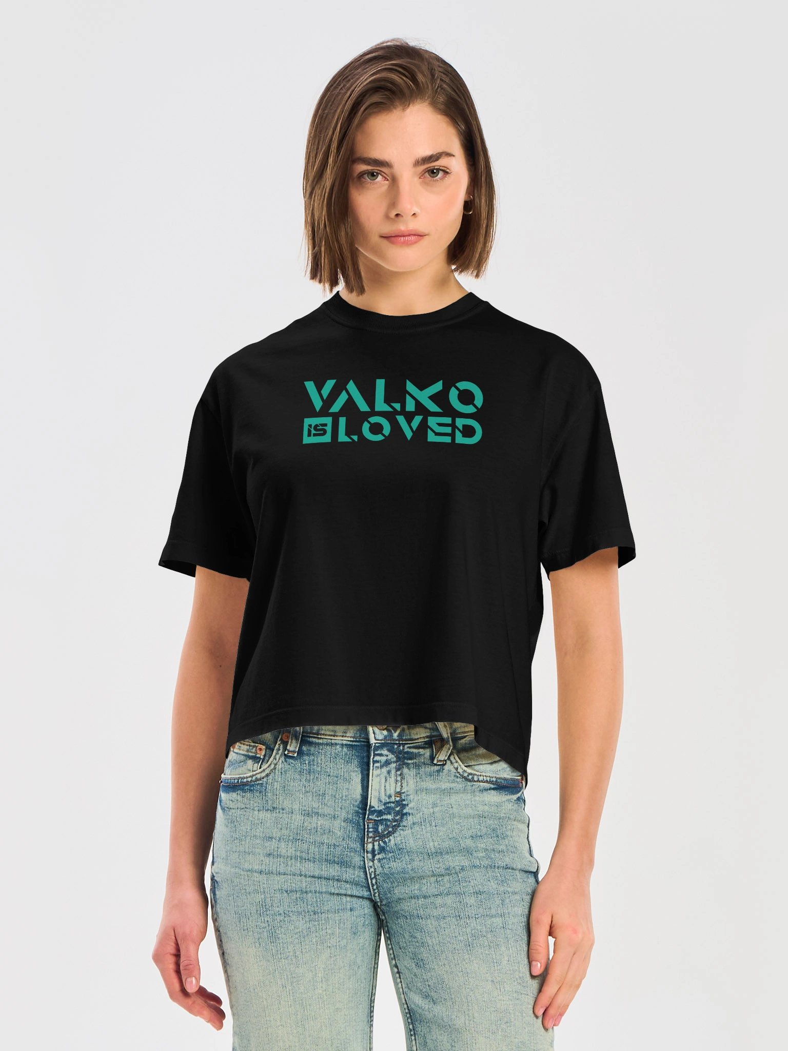 Valko is Loved Boxy Tee - Charity product image (5)