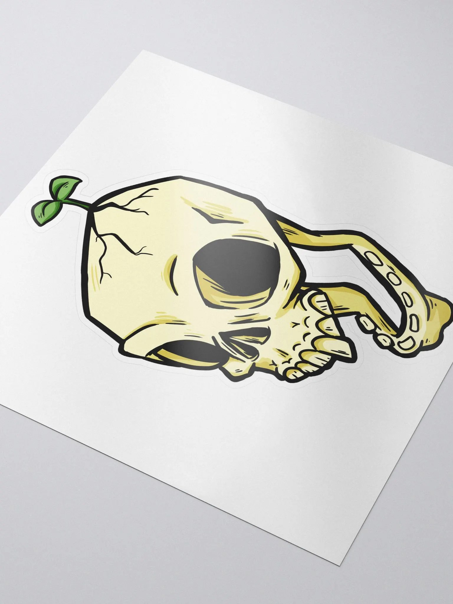 Skull Plant Boi Sticker product image (3)