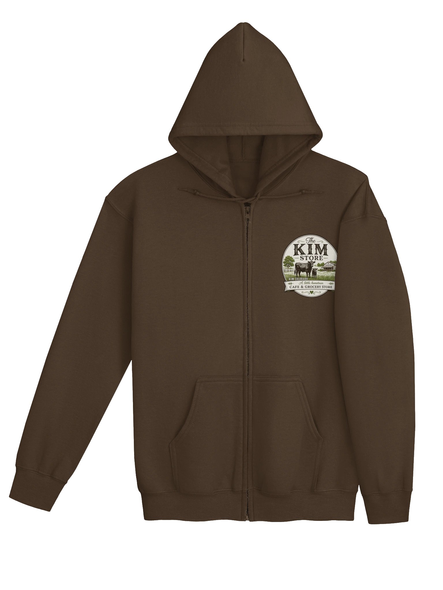 The Kim Store Zip Hoodie Sweater - Design on Front product image (4)