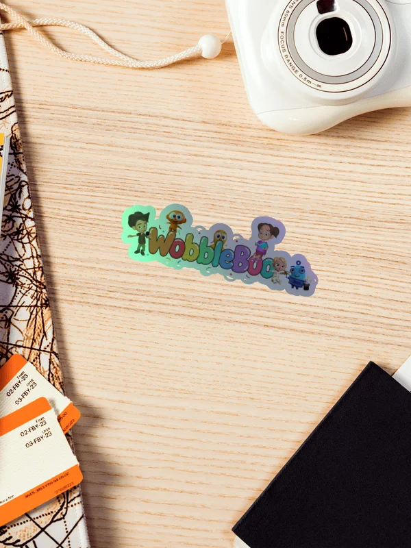 WobbleBoo Holographic Handprint Sticker Sheet product image (1)