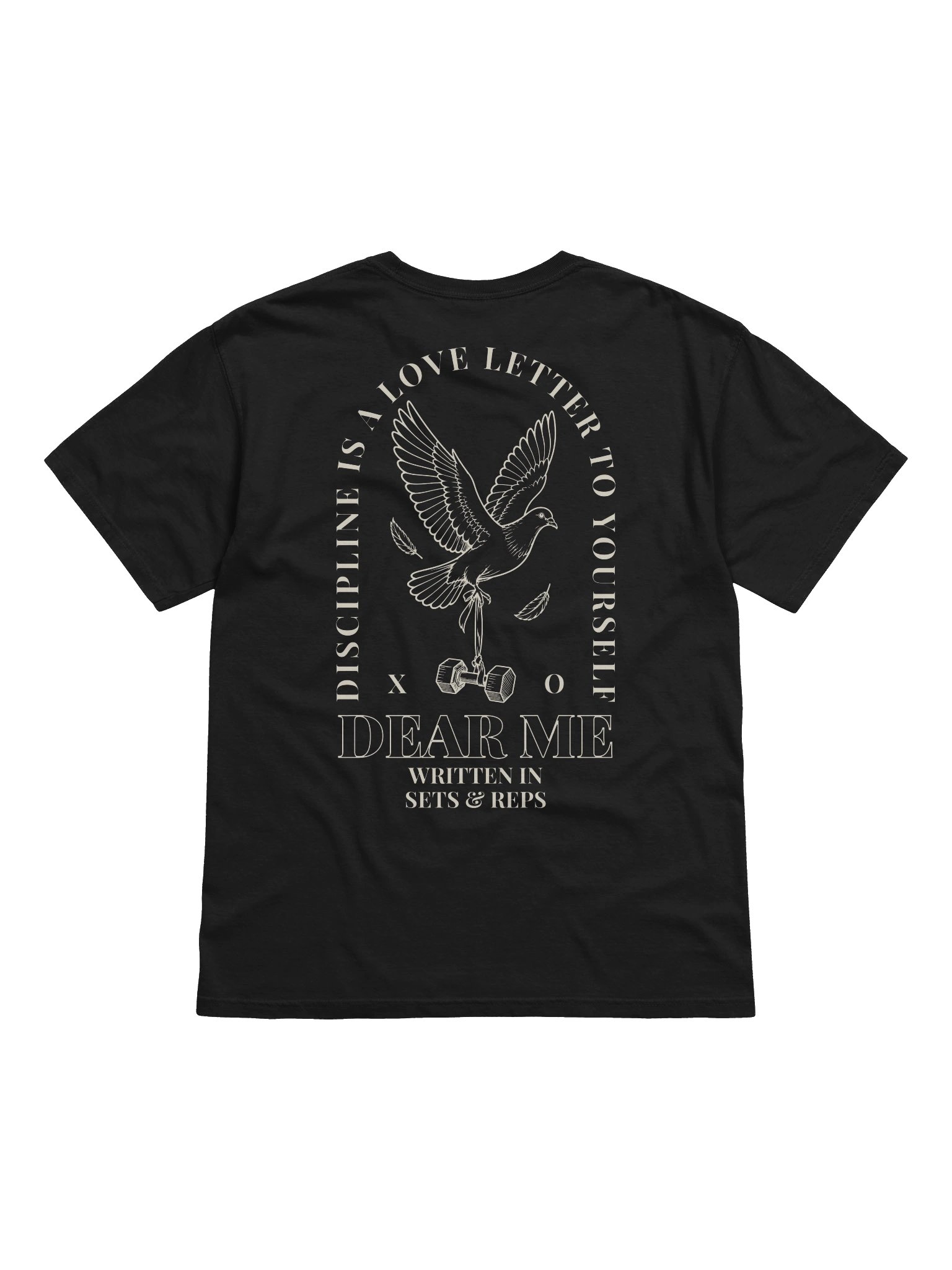 Dear Me Oversized Gym Tee | Pump Cover product image (1)