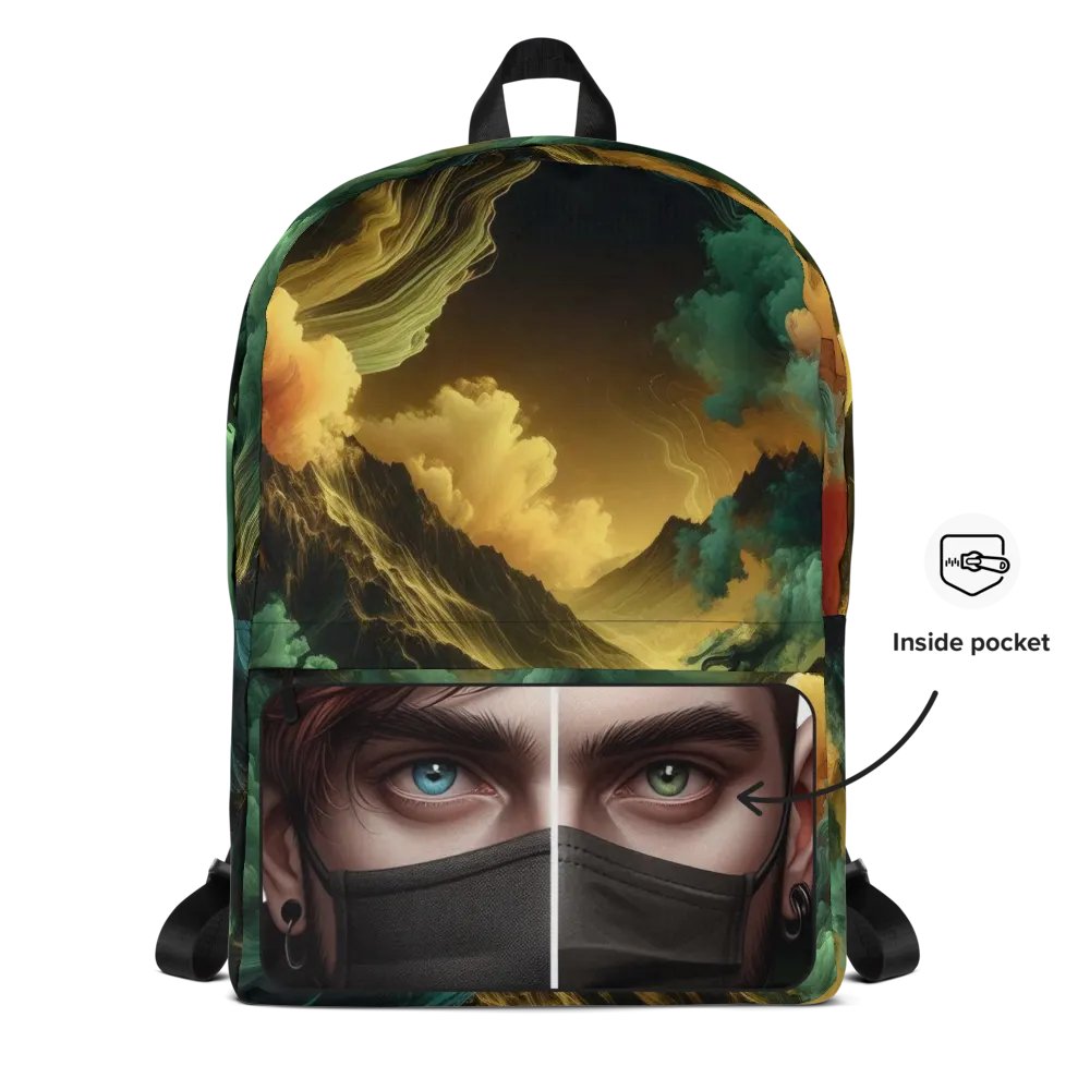 Swirling Spectrum All-Over Print Backpack product image (5)