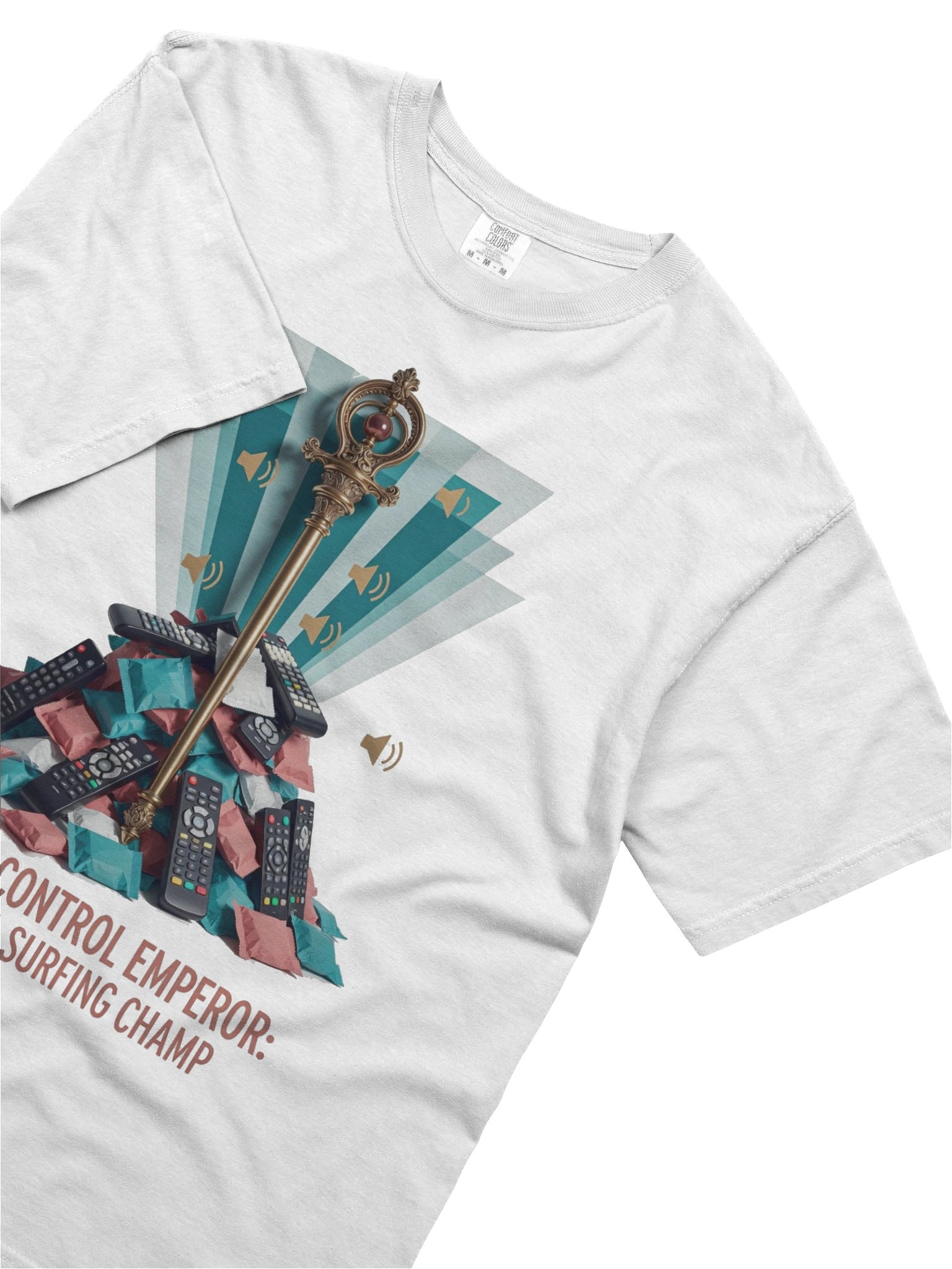 Remote Control Emperor T Shirt, Channel Surfing Champ Mug, Funny Dad Gift product image (5)