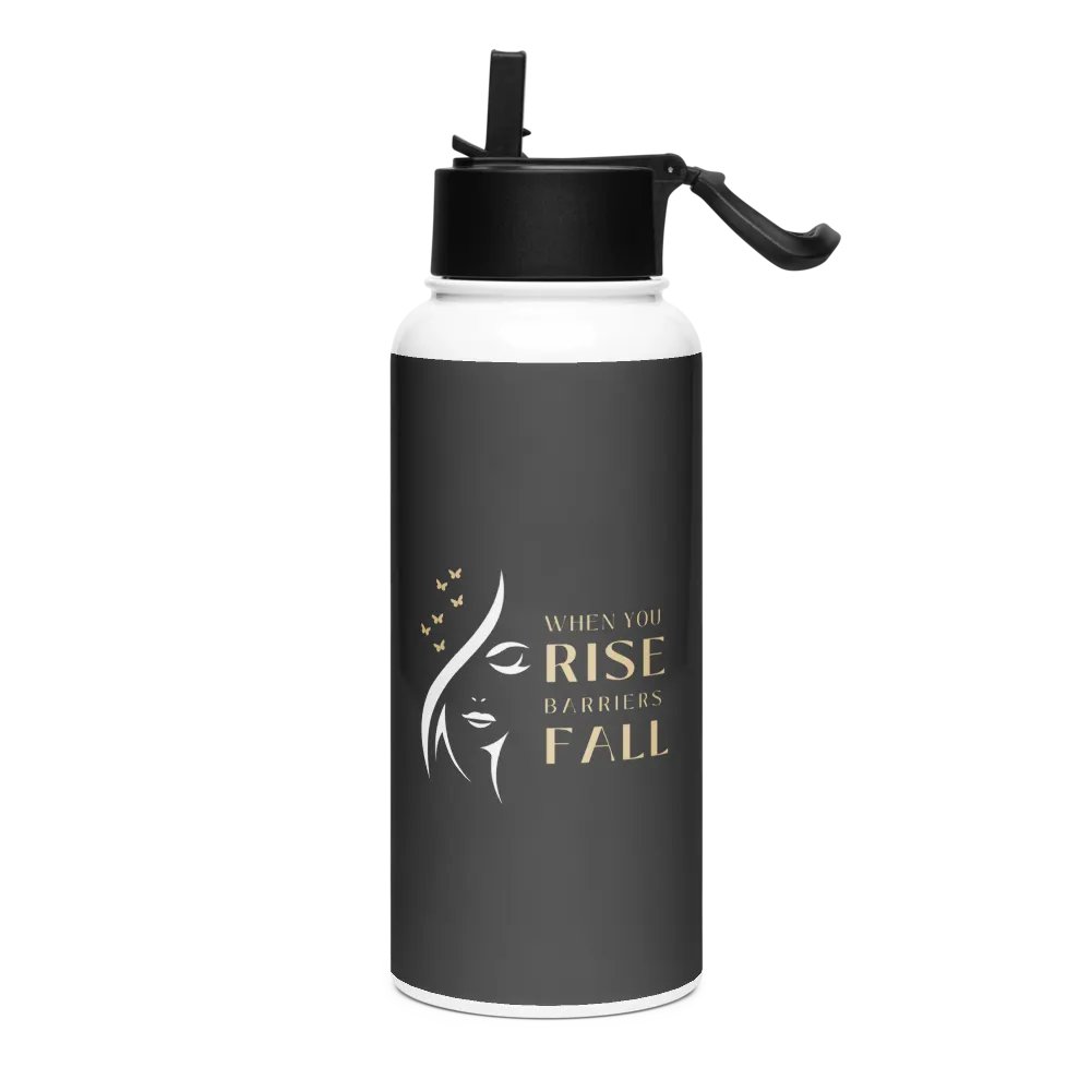 Stainless Steel Water Bottle with a Straw Lid SWFB0149 product image (1)