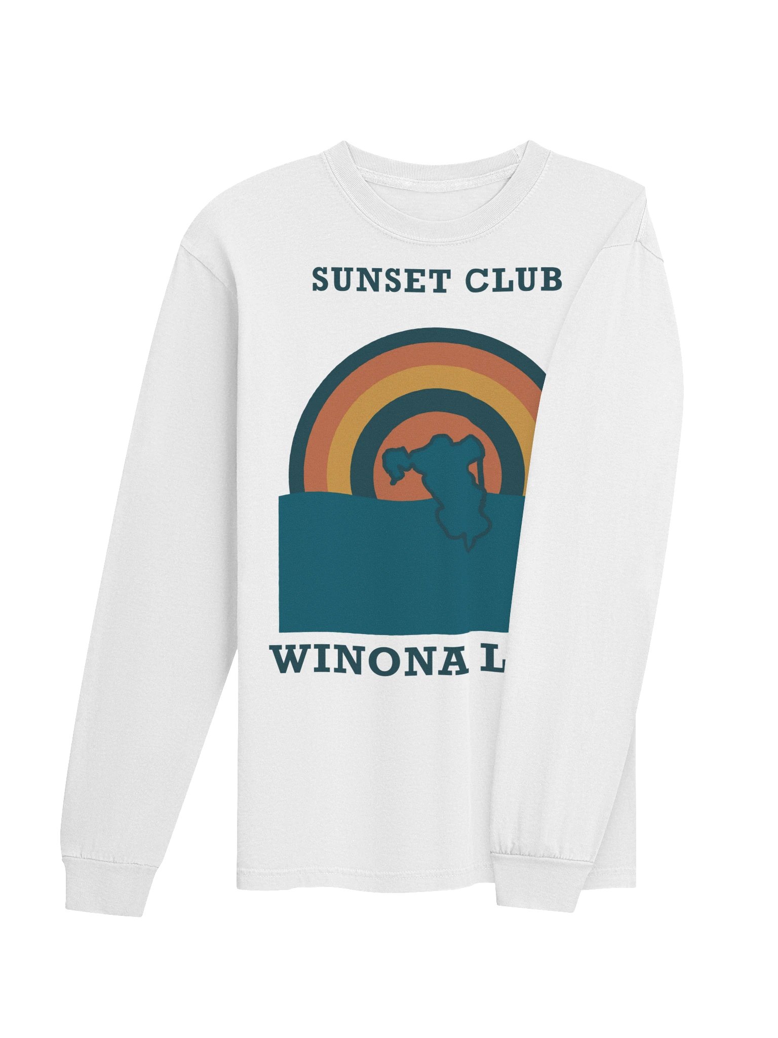 Sunset Club Comfort Colors Long Sleeve — Sunwashed product image (10)