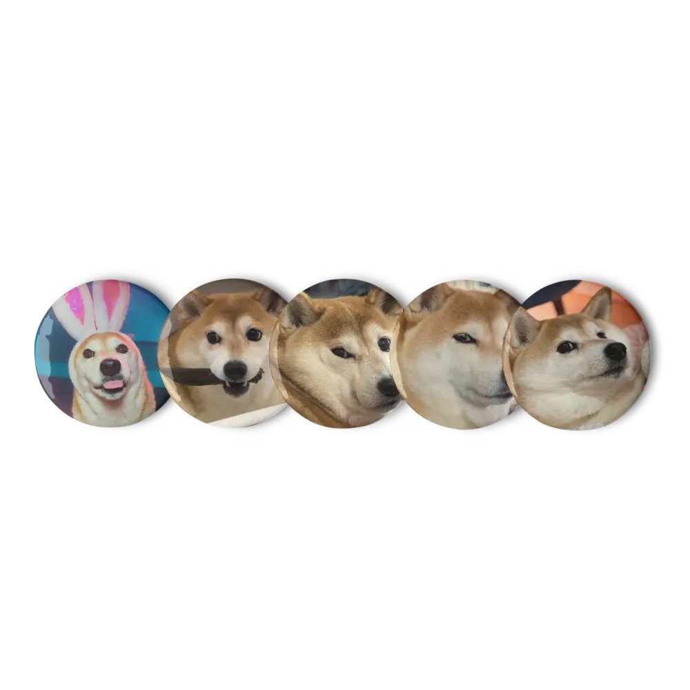 Eevee Bork Pin Badge Set #1 product image (5)