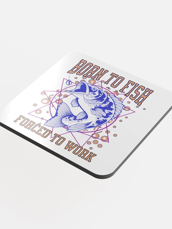 Born to Fish Forced To Work Coaster Set product image (1)