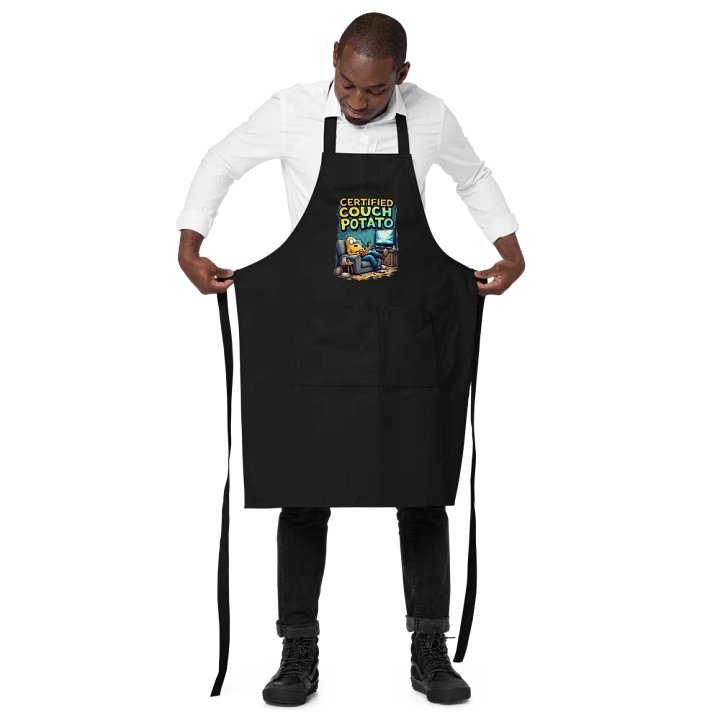 Certified Couch Potato Organic Cotton Apron product image (4)