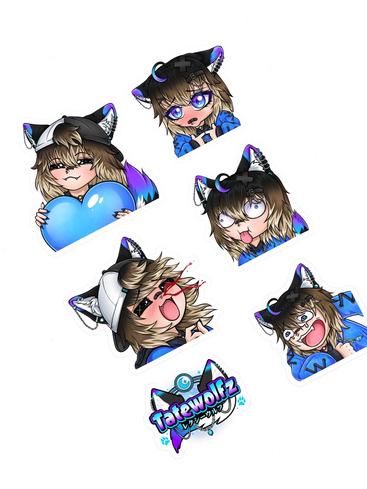Emote / Logo Sticker Sheet product image (1)