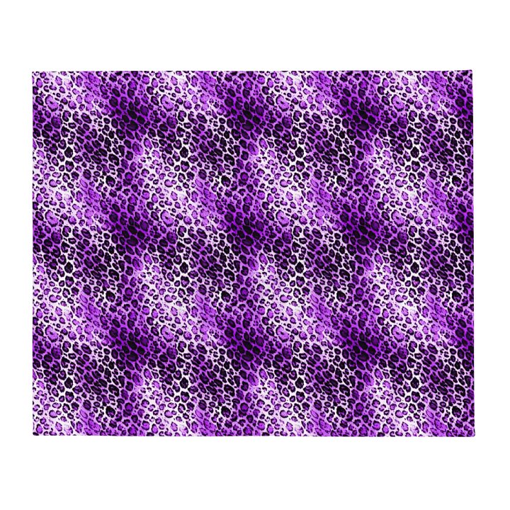 Purple Leopard Patetrn Blanket product image (2)