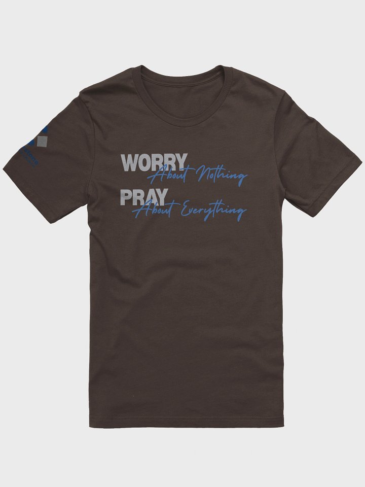 Bella+Canva Supersoft T-Shirt | Worry about nothing, Pray about everything product image (1)
