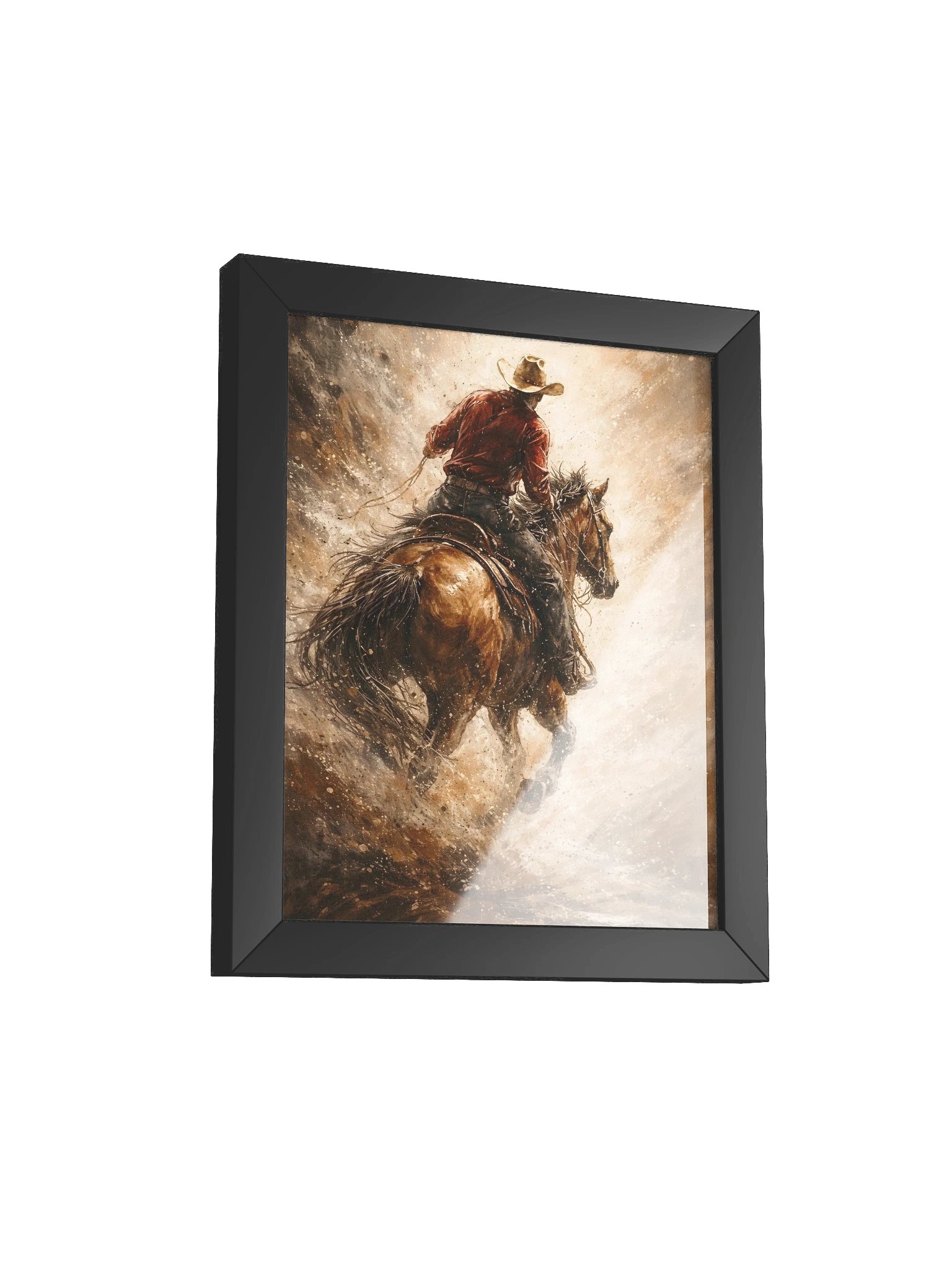 Gallop of Freedom – Impressionistic Cowboy on Horseback product image (22)