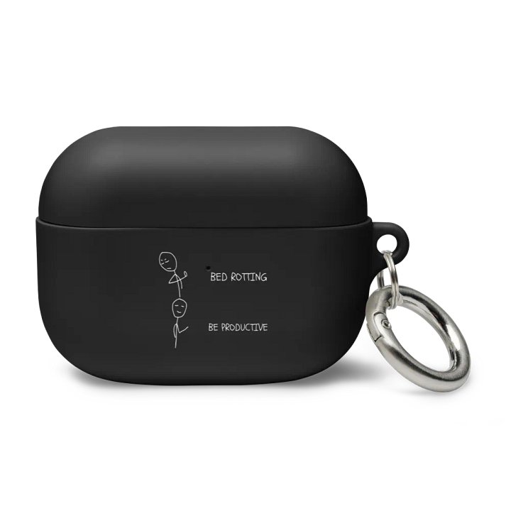 Bed Rotten vs Be Productive AirPods Case product image (2)