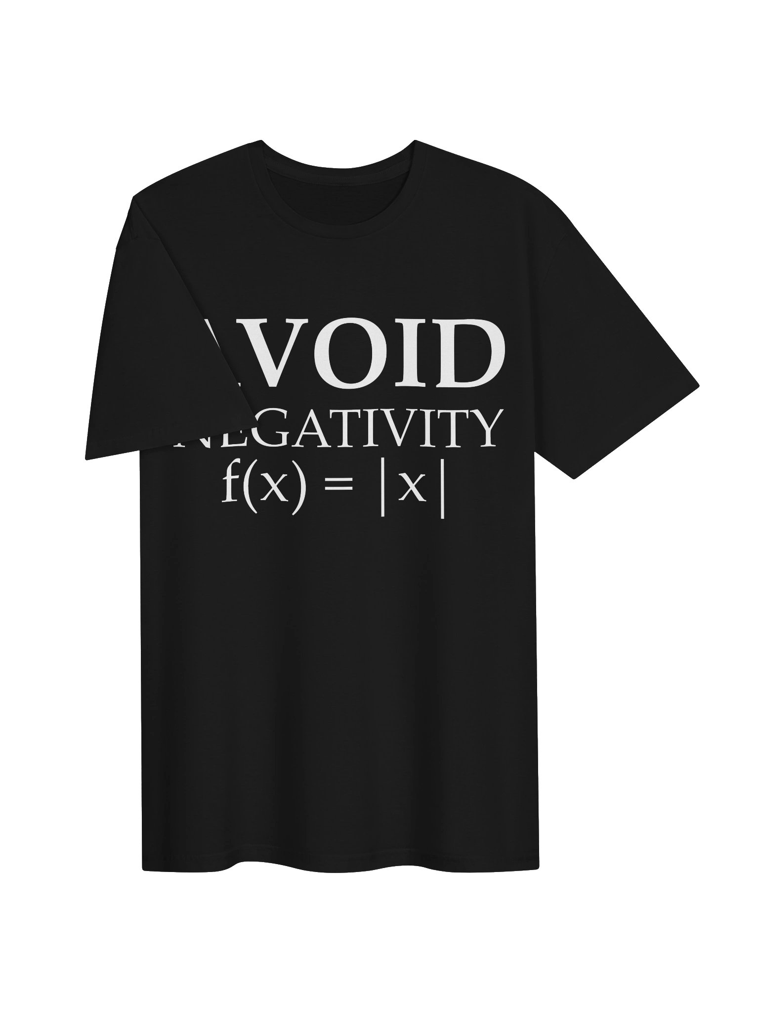 Avoid Negativity – Funny Math Absolute Value T-Shirt product image (3)