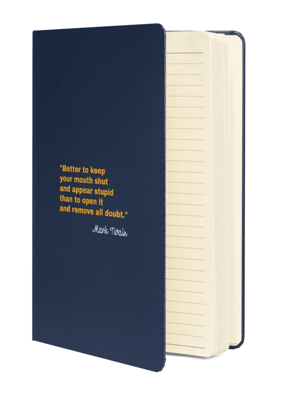 Hardcover Notebook - Twain Navy Blue No.2 product image (2)