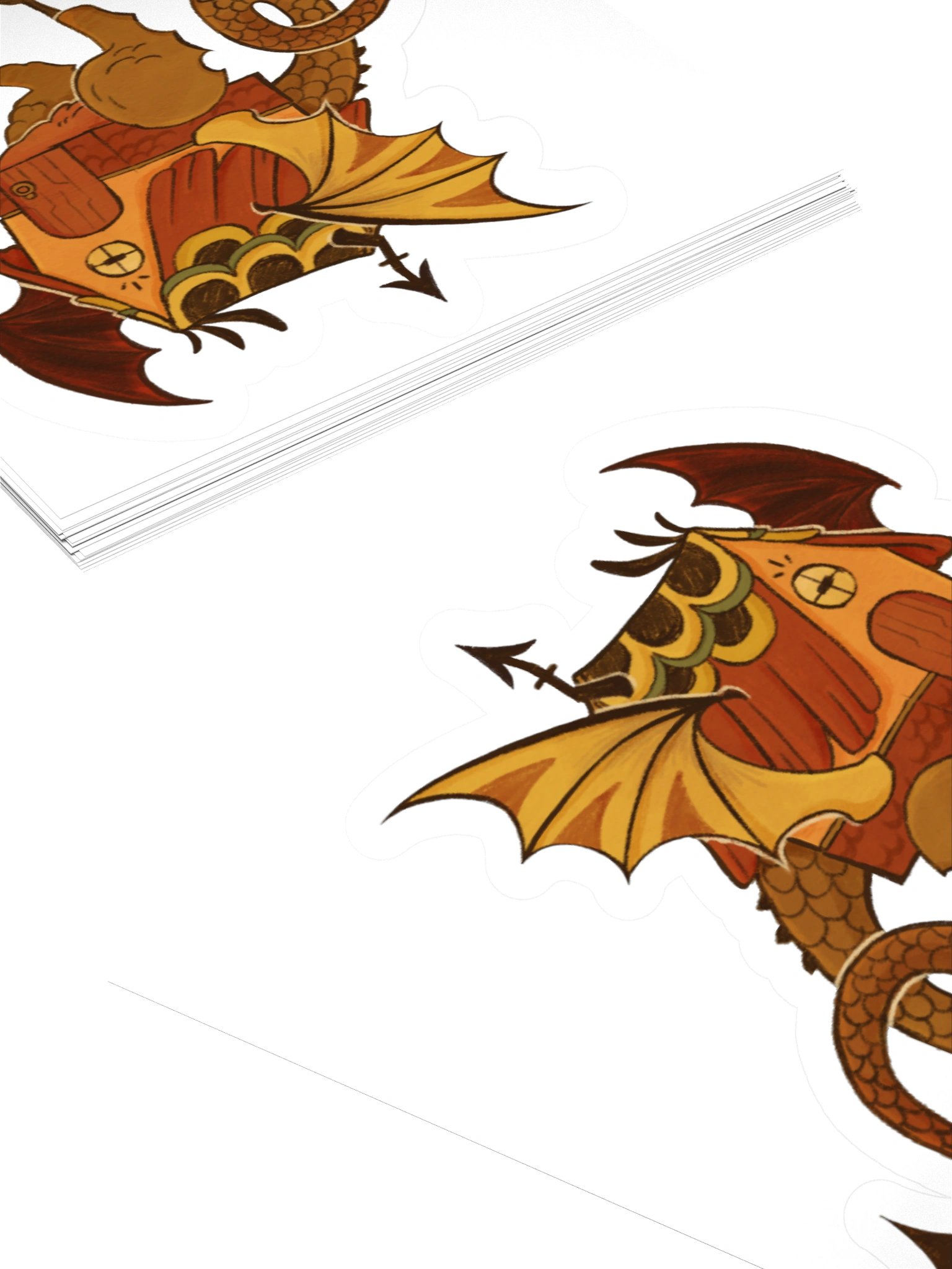 baba yagas hut sticker product image (4)