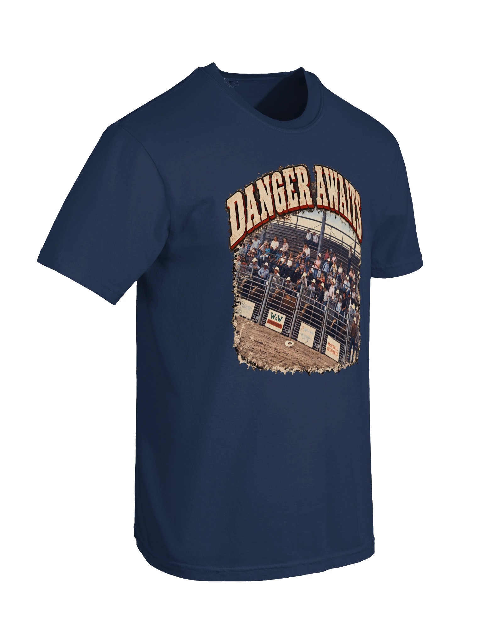 Vintage Rodeo Bullfighter Shirt — Danger Awaits | Broken Arena™ product image (12)