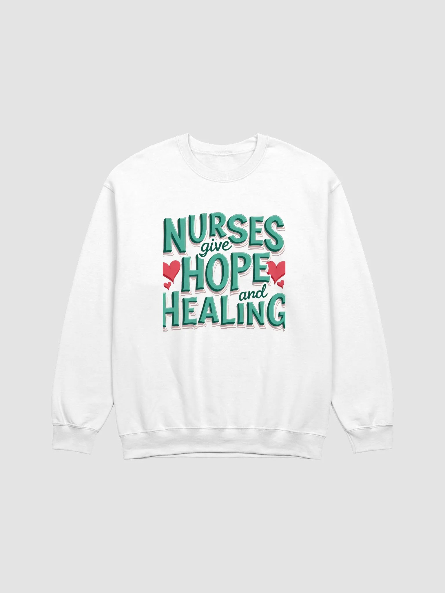 Nurse's Hope and Healing Crewneck Sweatshirt product image (2)