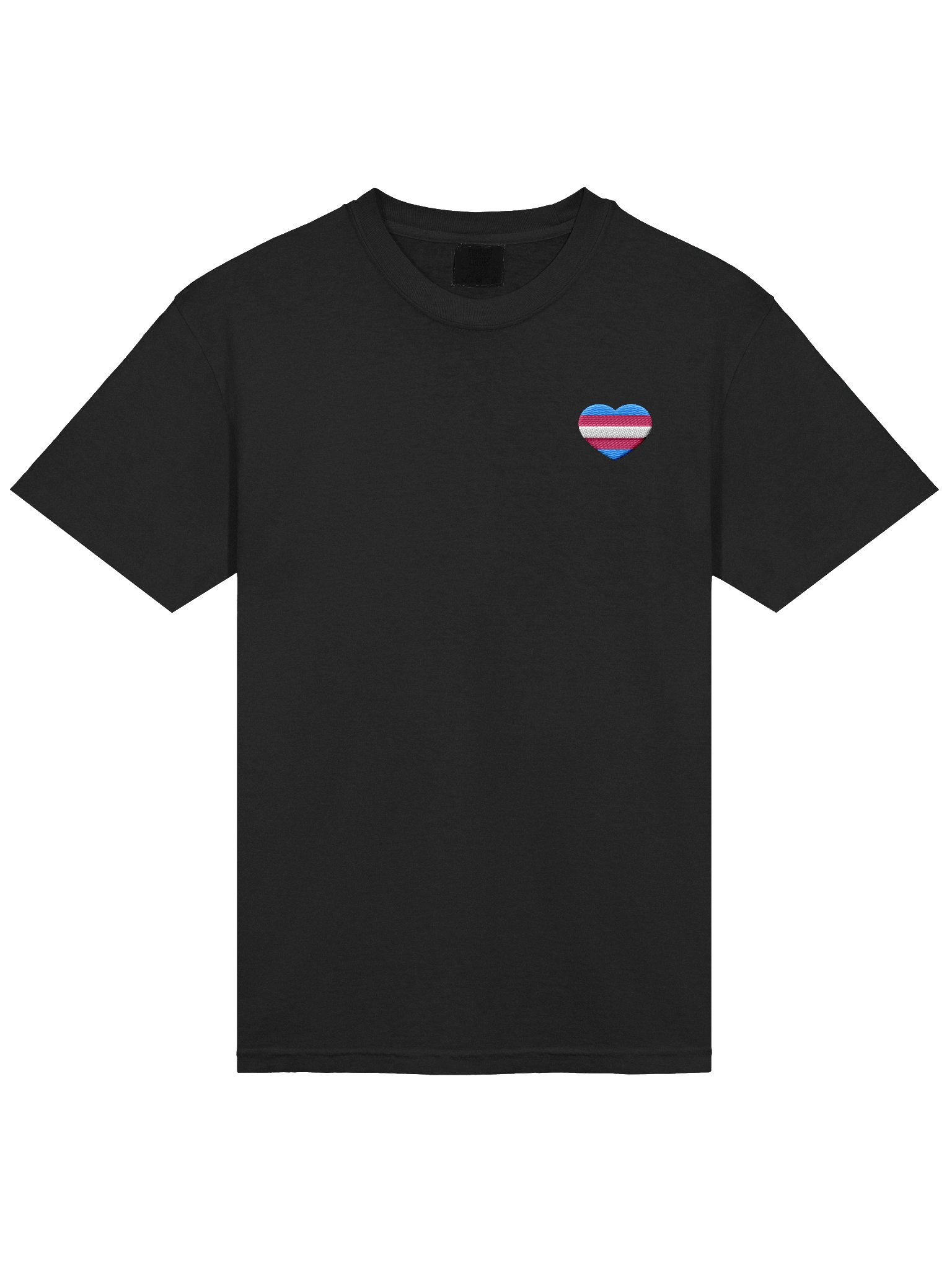 Trans Pride Embroidered T-Shirt product image (1)