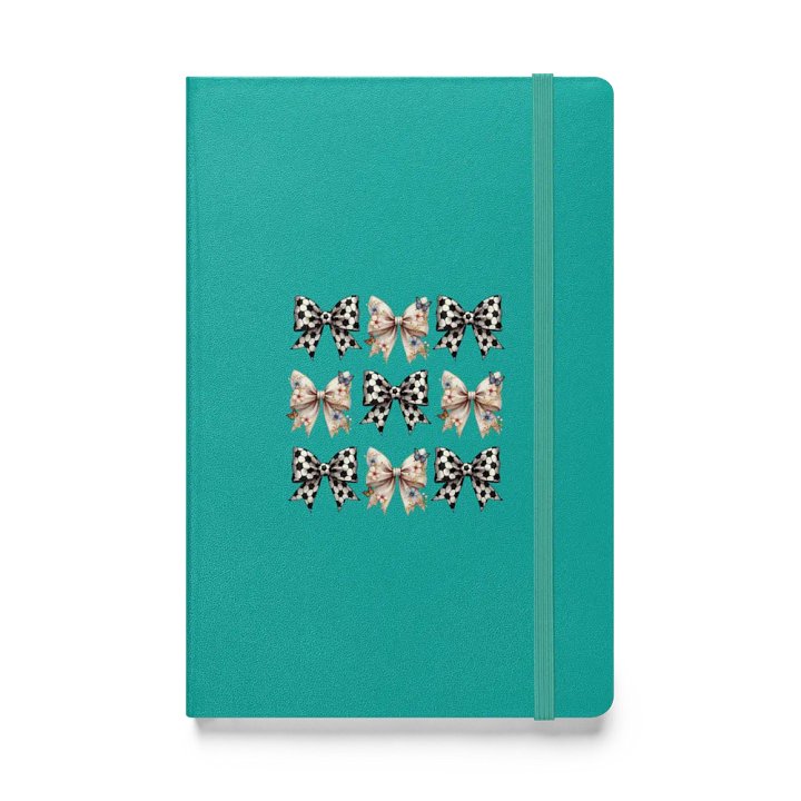 Spring Bows Soccer Chic Hardcover Journal product image (1)