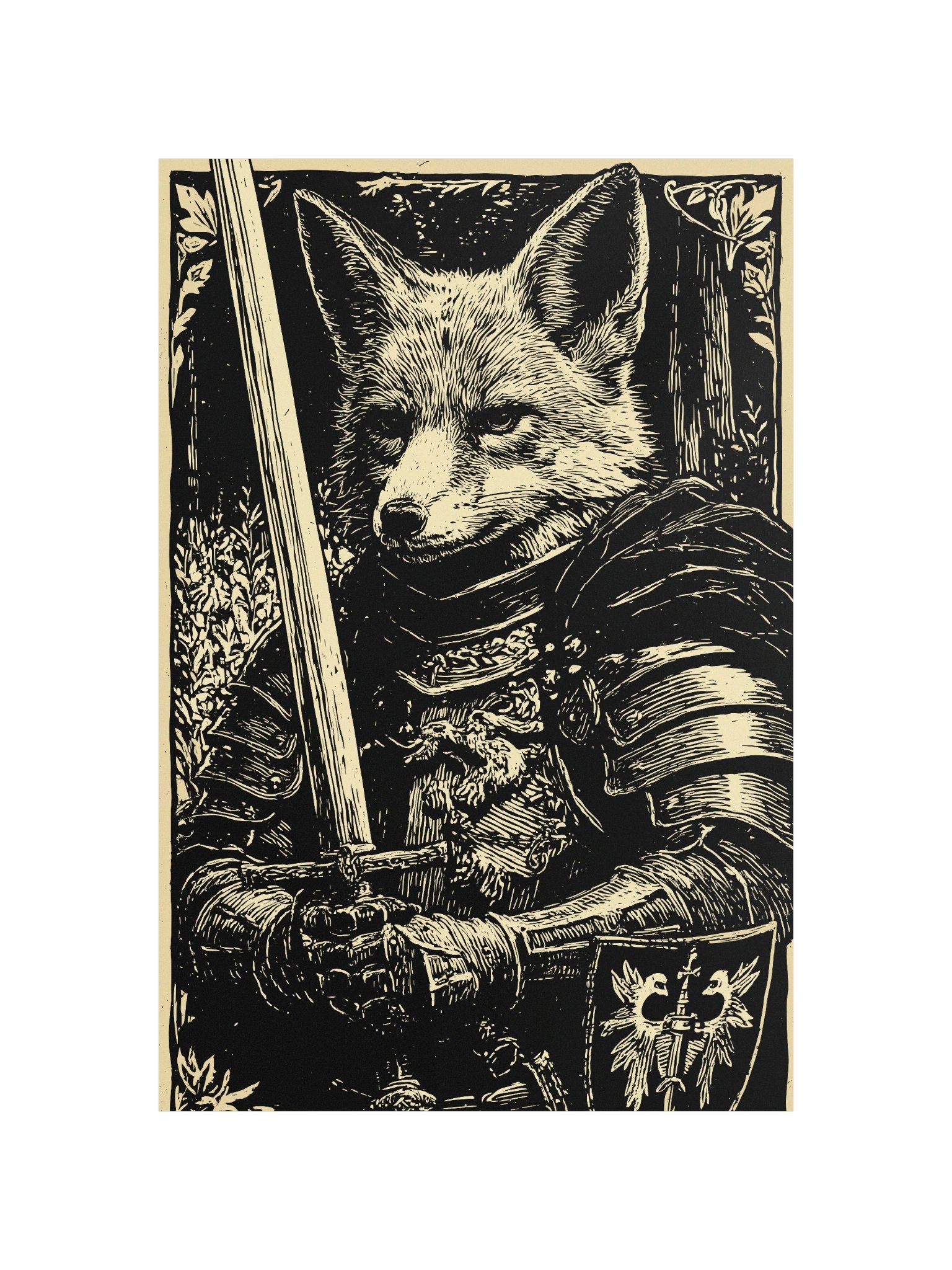 Fox Knight – Knighted Creatures Poster product image (1)