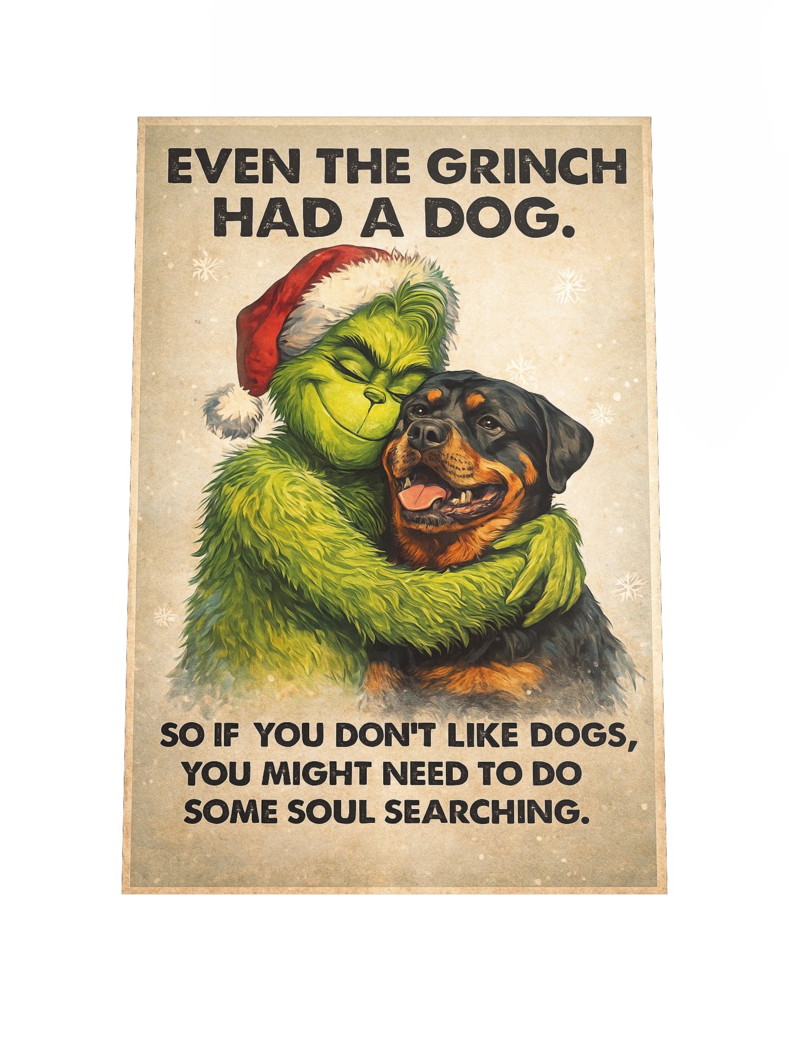 Rottweiler & Grinch Poster product image (2)