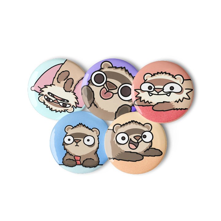 Ferret Badge Set product image (3)