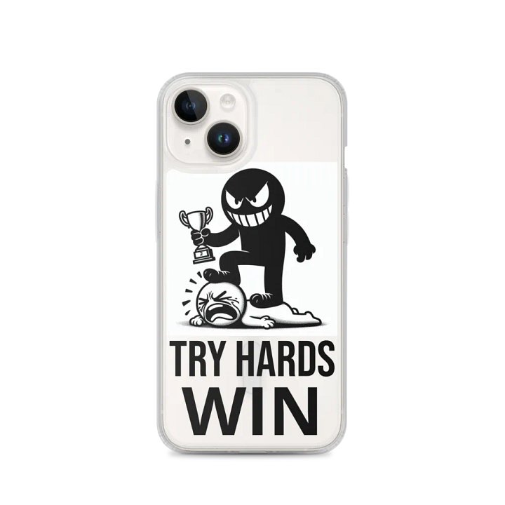 TRY HARDS WIN iPhone® MagSafe® Clear Case product image (4)