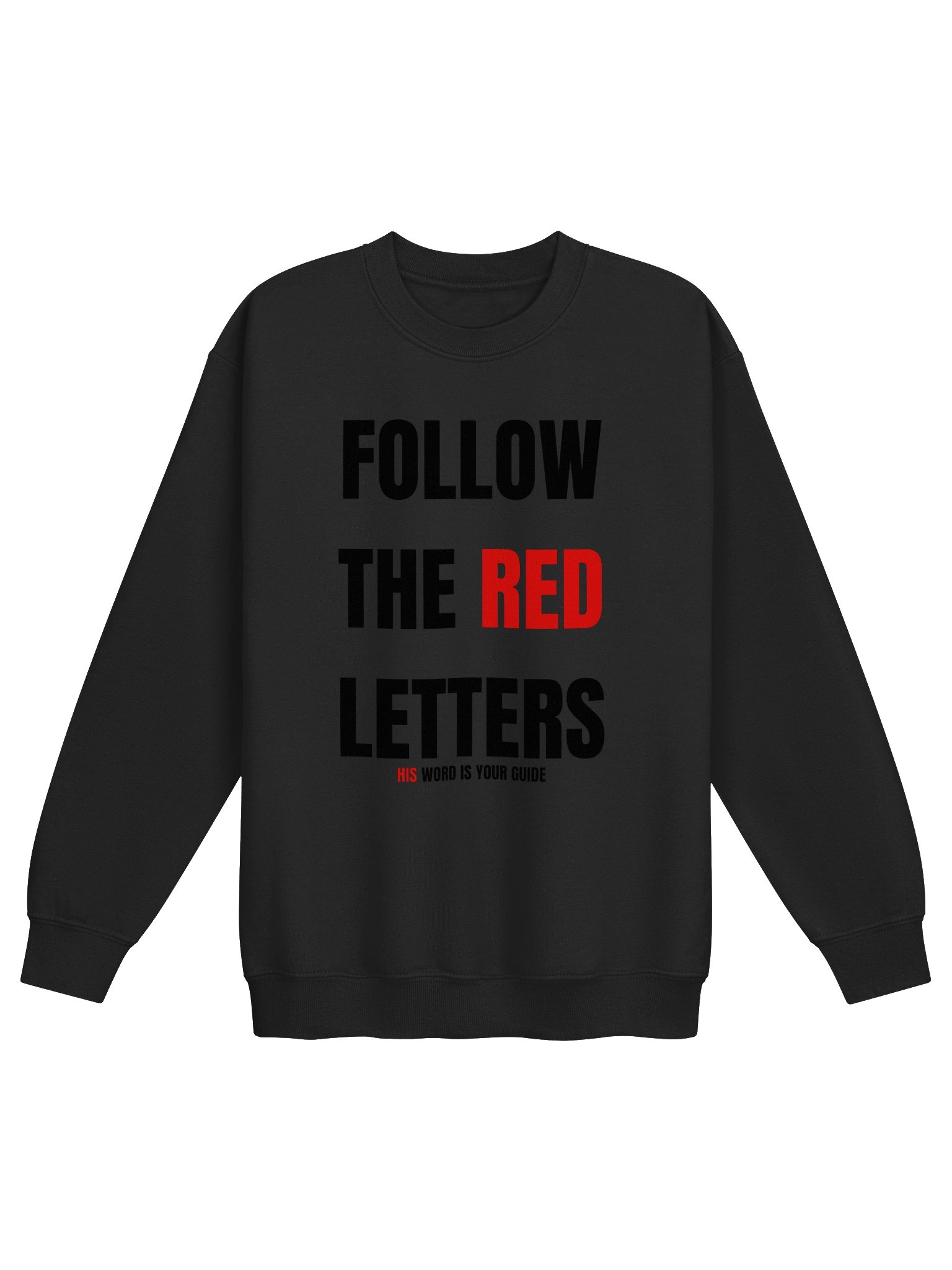 FOLLOW THE RED LETTERS Youth Sweatshirt by 61:10 Apparel product image (1)