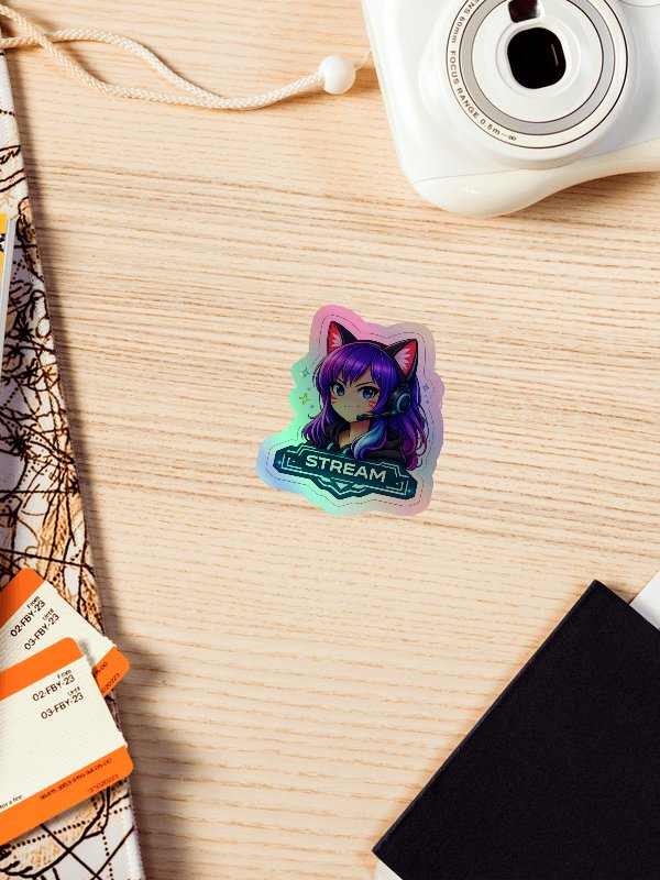 • AKC // Callie Sticker STREAM | Holographic | Callie Emote Badge Series product image (2)
