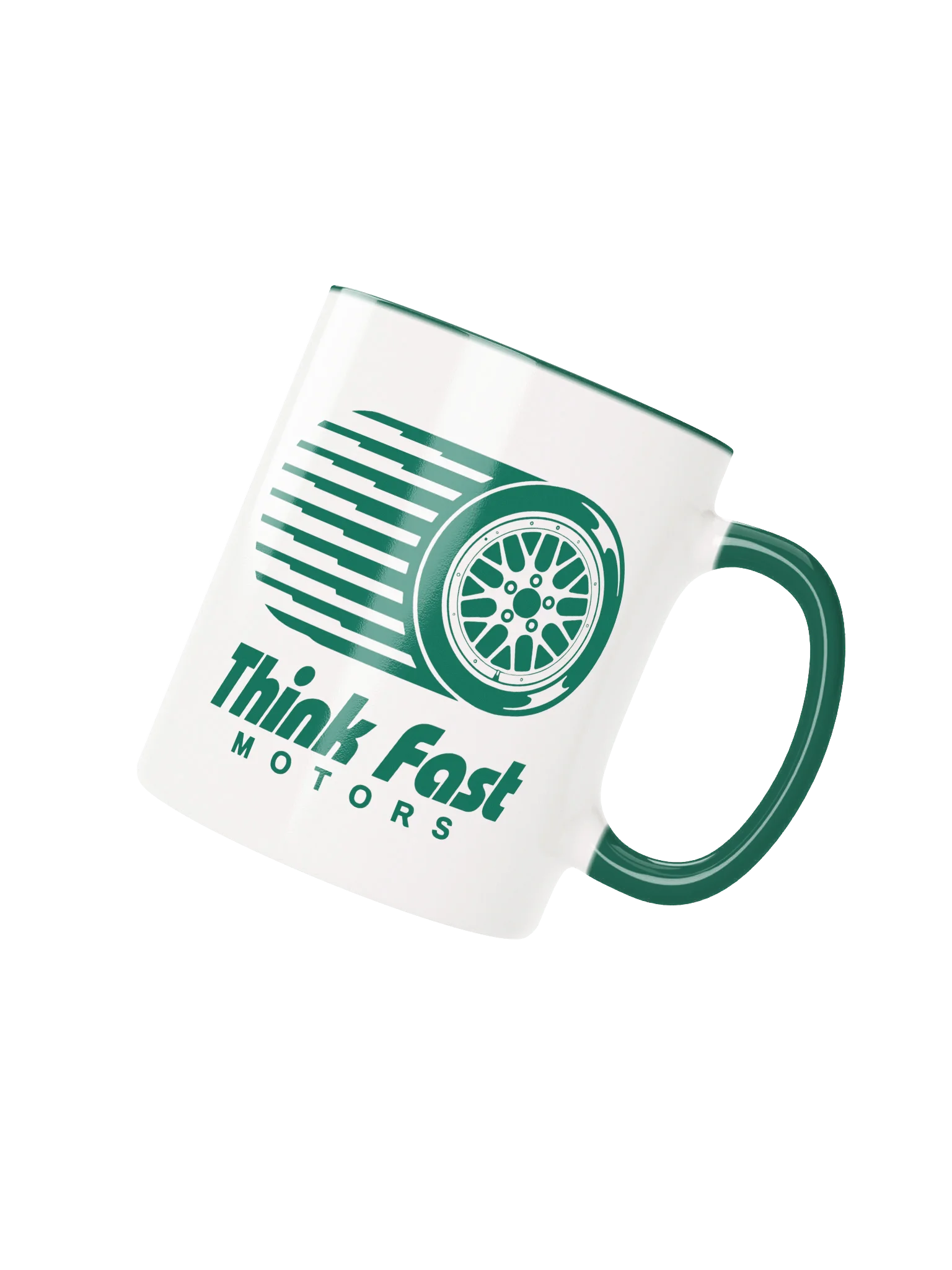 Think Fast Motors Mug - Green product image (2)
