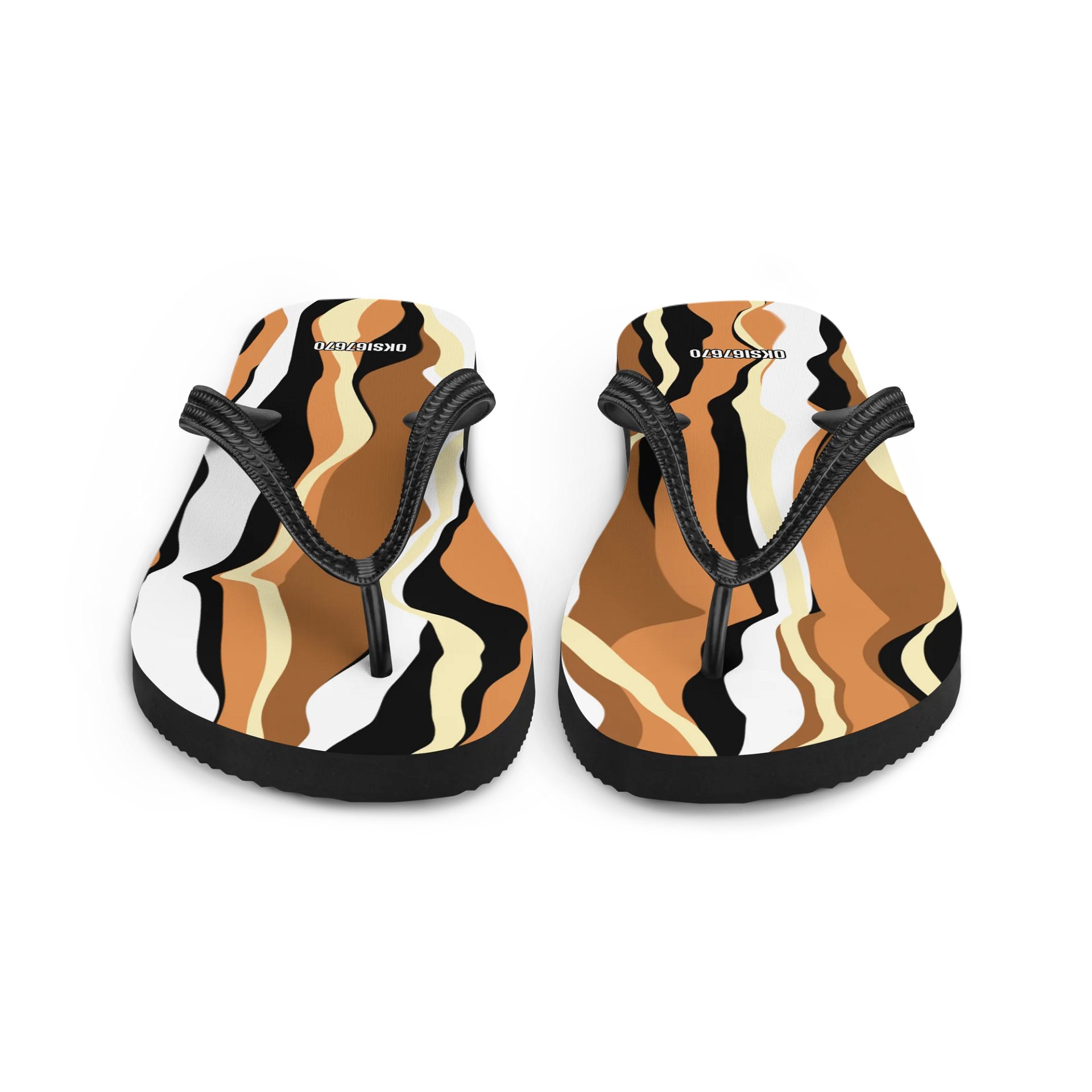 Undulating Stripes Custom Flip-Flops product image (4)