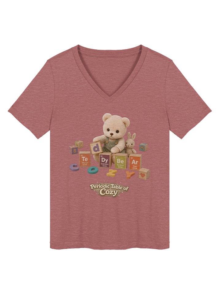 Periodic Table of Cozy™ Women’s Relaxed V-Neck T-Shirt product image (1)