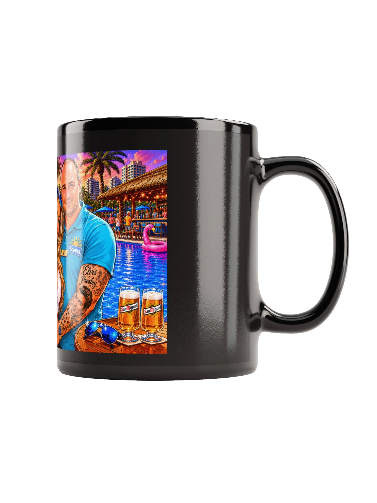 Benidorm is Cooking Black Mug product image (6)