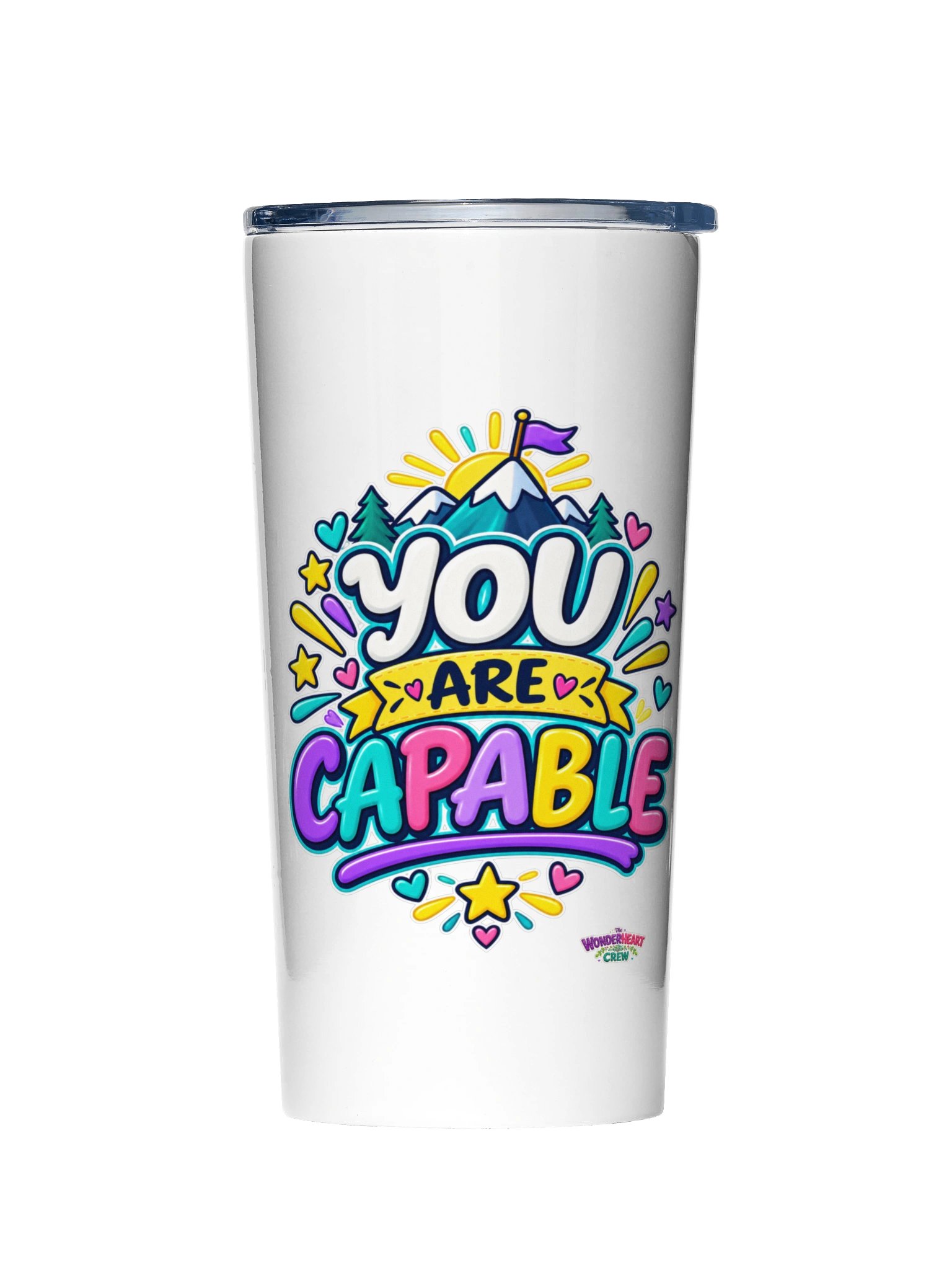 20oz Stainless Steel Inspirational Tumbler - You Are Capable product image (1)