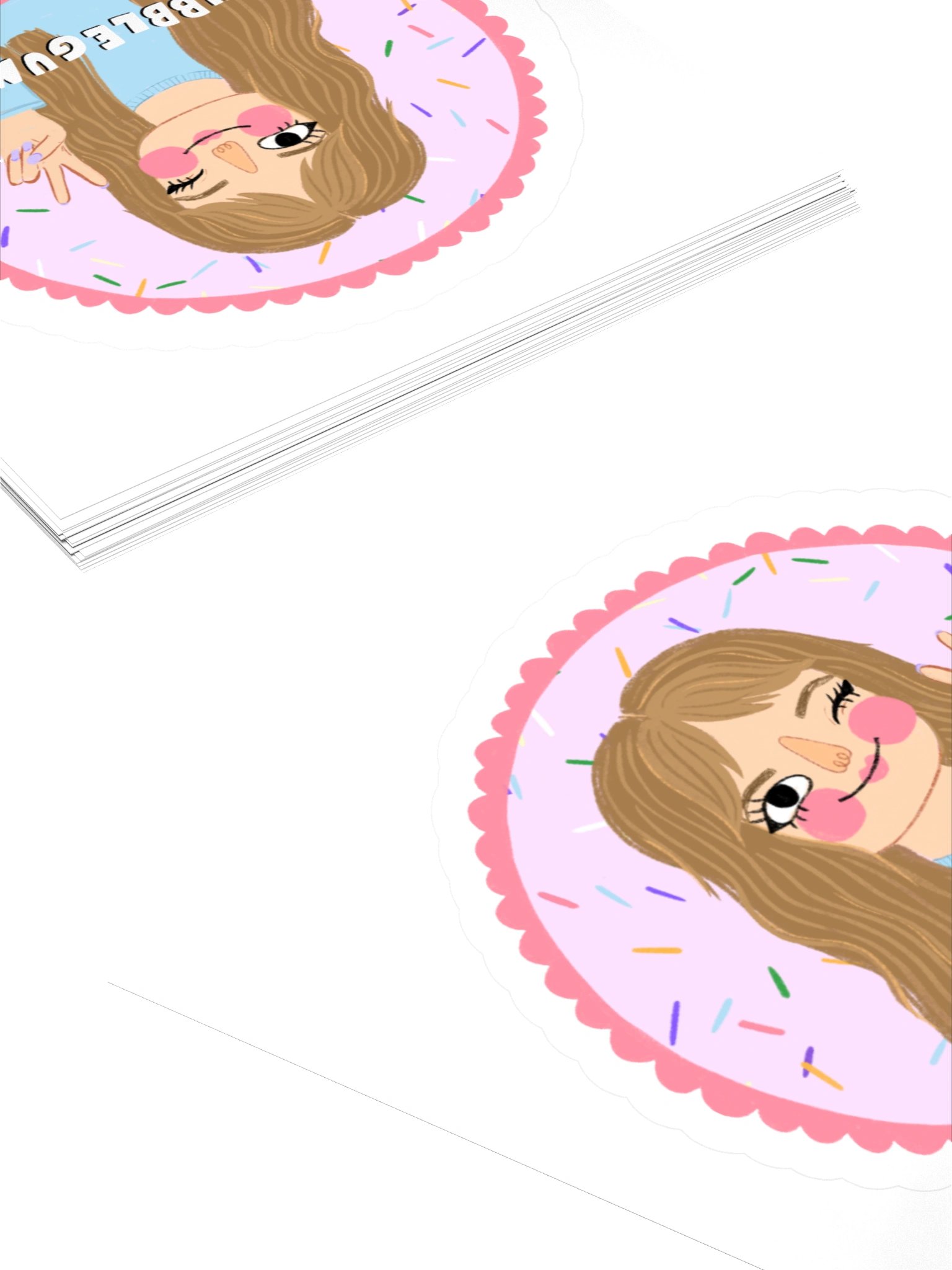 Bubblegum Peace Sticker product image (7)