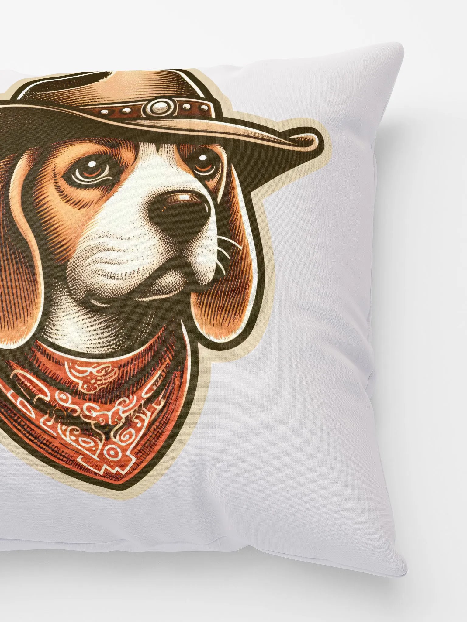 Cowboy Beagle -Pillow product image (2)