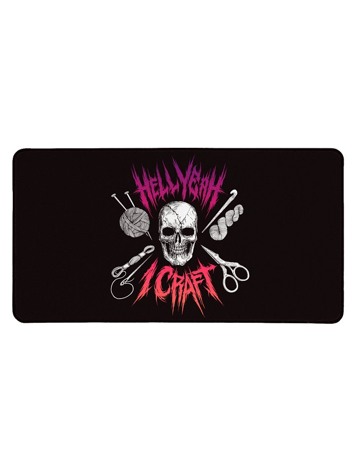 Hell Yeah I Craft Desk Mat (LARGE) product image (1)